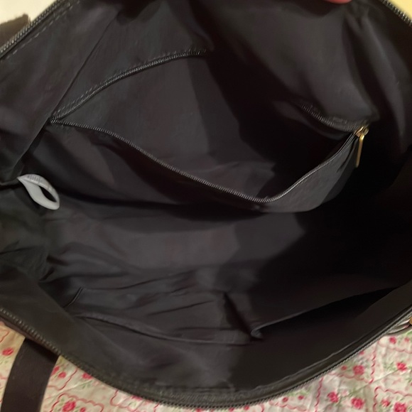 Fossil Black & White poka dot carry-all Handbag - Picture 2 of 10